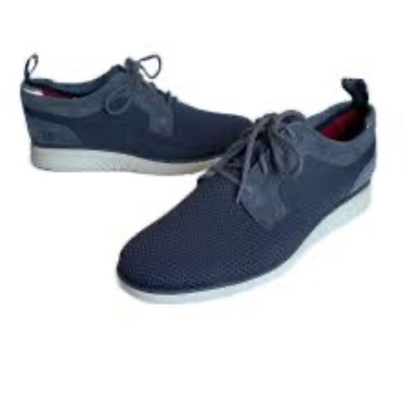 UGG Union. Chukka Men's Navy Hyper Weave Casual Shoe Sz 9 - Picture 1 of 7